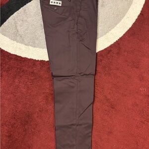 Banana Republic Men's Burgundy Athletic Tapered Rapid Movement Chino NWT